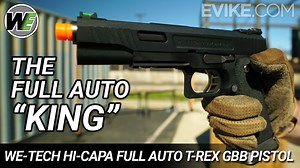 WE-Tech Hi-Capa Full Auto T-Rex Competition Pistol(Model: 5.1 / Black)