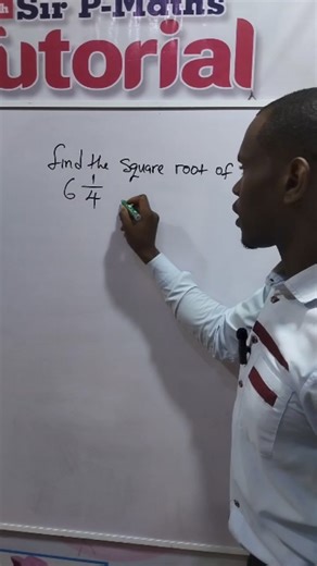 Square root of mixed fraction. #mathslesson #mathvideo #fypシ゚viralシfypシ゚viralシalシ #facebookreelsviral #trendingreel #viralmaths #viralreel #trendingmaths #mathsclass #mathslesson #trendingpost #funmaths | Prosperous Online Maths