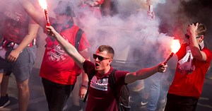 Netikėtas vizitas: „Ryto“ naujokams – sirgalių krikštas