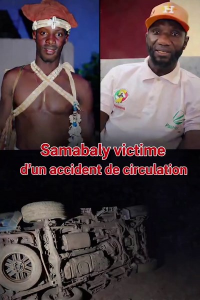 #URGENT Un accident de la circulation vient de se produire à l’instant, impliquant le champion d’Afrique de bras de fer Samabaly, le jeune Zoro de Kenieba et deux autres compagnons sur l’axe Tabakoto - Keniéba. D’après les premières informations, leur véhicule se serait renversé sur la route. L’origine de l’accident reste pour l’instant inconnue. 🙏🏾Nous espérons vivement des nouvelles rassurantes concernant leur état de santé. Restez connectés pour suivre l’évolution de la situation#abidjan225