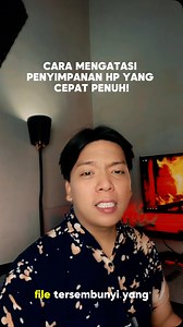 990K views · 8.6K reactions | penyimpanan HP kalian cepat penuh? hahaha padahal bersihkannya gampang bgt! ini dia apa saja yang wajib kalian bersihkan! #penyimpanan #android #ios #tipsandtricks #tipsandroid #kelastekno | April Yanto Siburian | Facebook