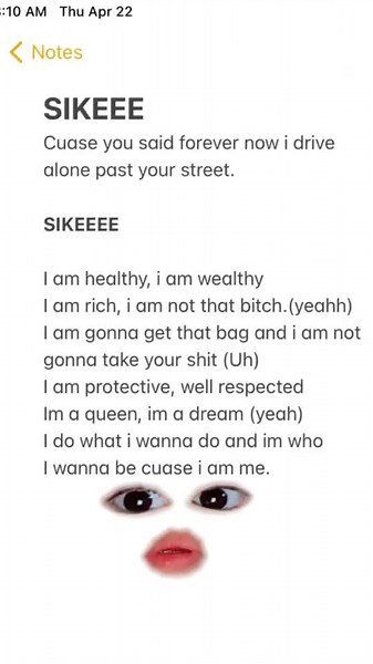 Make A Face Song Lyrics Compilation