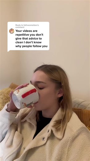 Reply to @fatlivesmatters love a supportive bean #rubycleansthings #cleantok