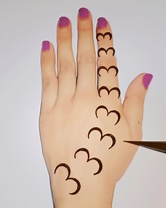 1.2M views · 41K reactions | Beautiful Backhand mehndi design trick | Easy Simple mehndi design | Latest Number mehndi designs for Beginners #mehndi #mehndidesign | Shab's Creation | Facebook