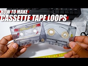 HOW TO MAKE A CASSETTE TAPE LOOP // All The Tools You Need || Best Tutorial