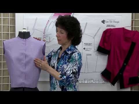 How to draw a Princess Seam Line into the Bodice Armhole (Armscye)