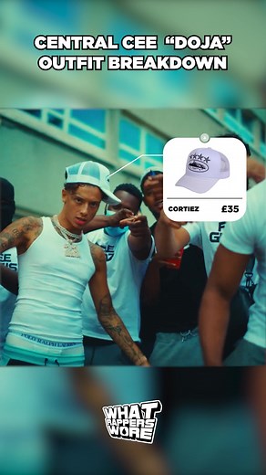 What are you lot rating @centralcee fits in the ‘Doja’ video 🤔? #wrw #whatrapperswore #centralcee #doja