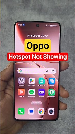 oppo hotspot not showing in other phone problem #android #oppo #tricks