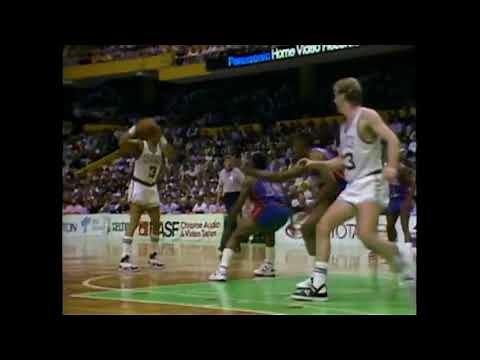 Dennis Johnson's Off-the-Backboard Pass to Larry Bird (Game 5 1987 ECF)