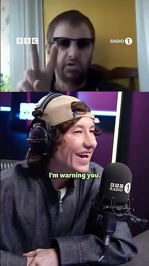 obsessed with barry learning ringo starr lore x #BarryKeoghan #RingoStarr #TheBeatles #GregJames