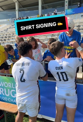 Rugby Fans Unite: Shirt Signing Moments