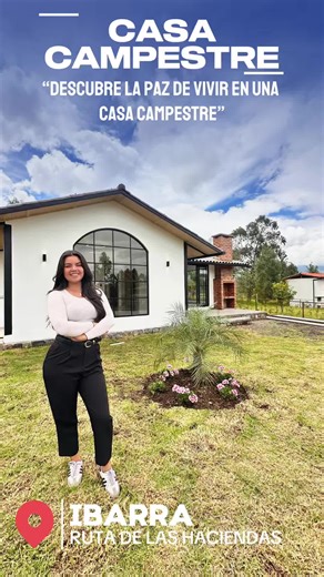 Casas en Ibarra on Instagram: "🏡✨ ¡Casa Campestre – Guayabillas Sector el Trébol, Ibarra! 🏠 “No dejes pasar la oportunidad de vivir donde siempre soñaste.” Precio desde: $90.000 📍 Ubicación: Guayabillas Sector el Trébol – Ibarra 📐 Área de construcción: 100 m² 🌳 Terreno: 330 m² Distribución: 💫 Sala 🍽 Comedor 🍳 Cocina con cocina de inducción 🧼 Área de lavado interna o externa 🛏 2 Dormitorio master con baño privado 🚘 Garaje para 3 vehículos 🌱 jardín frontal 🍖 Área BBQ ✅ Agilizamos todo