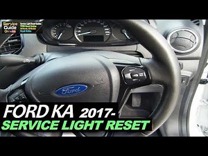 How to reset the "Service" light on a Ford Ka