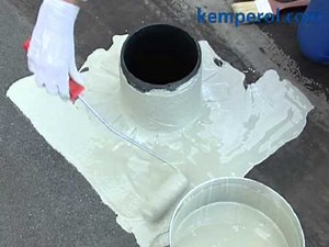 Waterproofing of ventilation pipes with KEMPEROL