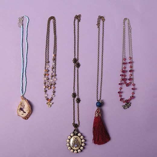 Fashionista alert! Our new & exclusive hildie jo™ jewelry collection is all about mix and match. Simply choose a necklace then switch out the pendants to create a new look every day. http://bit.ly/2xfzuL2 | JOANN Fabric and Craft Stores