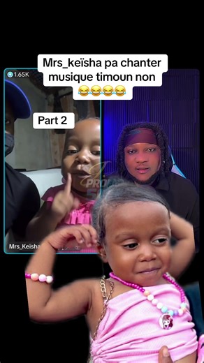 Mrs_keïsha chante musique timoun avec humour