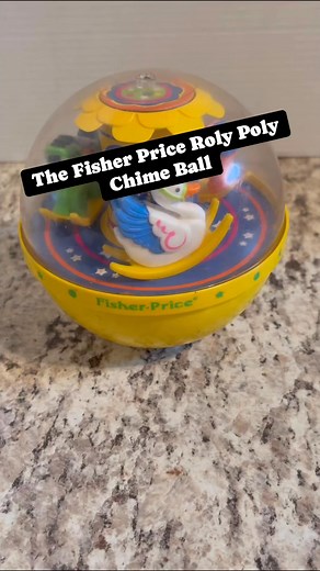 An Iconic Fisher Price toy from back in the day! The Fisher Price Roly Poly Chime Ball #vintagevibes #asmrsounds #asmrvideo #childhoodtoys #oldtoys #relaxing | CPJ Collectibles