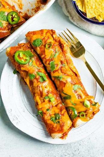 Healthy Chicken Enchiladas
