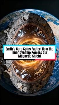 Earth's Core Spins Faster: How the Inner Dynamo Powers Our Magnetic Shield
