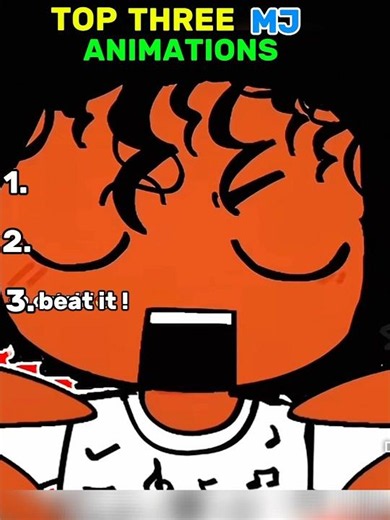 TOP THREE MJ ANIMATIONS 😍, #michaeljackson #fypシ #animation #cute