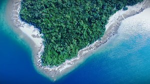 Island, Ocean, Coast. Free Stock Video