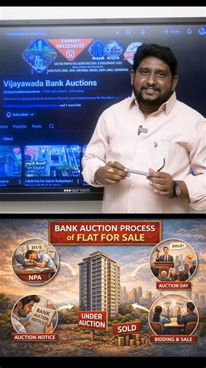 How to Buy Property in Bank Auction | Vijayawada Bank Auctions Rudra Properties - /@rudrapropertiess Bank Auctions Vizag - / @bankauctionsvizagofficial Dream House Associates - / @dreamhouseassociates1950 #vijayawadabankauctions #bankauctionproperties #vijayawada #houseforsaleinvijayawada Contact : 9642016929 విజయవాడ , గుంటూరు, హైదరాబాద్ మరియు పరిసర ప్రాంతాలలో ఎవరైనా ఫ్లాట్స్ , ఓపెన్ ప్లాట్స్, ఇండిపెండెంట్ హౌస్ లు , పొలాలు అమ్మలన్నా / కొనాలన్నా Vijayawada Bank Auctions సంప్రదించండి. vijayawada b