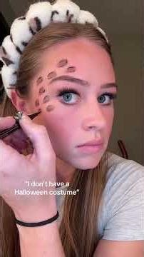 Quick and Easy Cheetah Makeup for Halloween