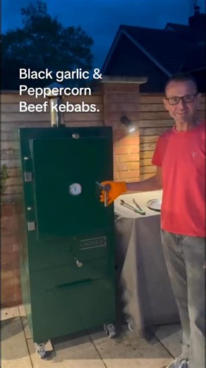 1.4K views · 10 comments | This evening in my @charliecharcoaloven I cooked beef steak kebabs in a black garlic & peppercorn marinade. Dished up in wraps. Smashing. #bbq #beef #yum #fyp #food #foodlover #kebabs #wraps #fire #garlic #cooking #chef #cook #dinner #foryou | Chris Graham | Facebook