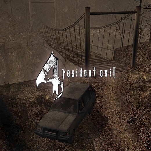 Leon Kennedy and Ada Wong in Resident Evil 4 (2005) - Classic Edit