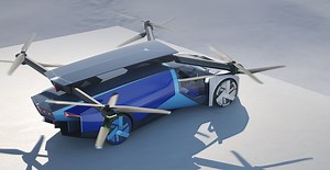 Así es el coche volador que presentaron en el CES 2024