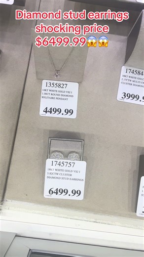 ✨ Luxury diamond jewelry at Costco for unbelievable prices! 💎 18KT white gold, platinum & 14KT yellow gold — all with VS2 clarity diamonds. Perfect for gifting, weddings, or investment pieces. Premium quality • Certified diamonds • Stunning designs 💍 Prices range from $1,799 to $6,499.99 🔥 Don’t miss these Costco diamond deals! #CostcoFinds #CostcoJewelry #DiamondEarrings #DiamondRing #VS2Diamond