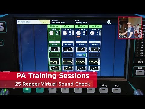 Allen & Heath SQ6 Tutorial: Session 25: Virtual Sound Check with Reaper