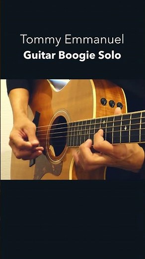 Tommy Emmanuel - Guitar Boogie Solo #shorts