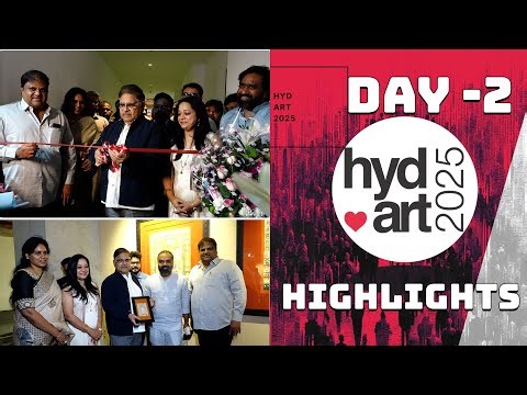 HYD.ART 2025 Day 2 Highlights | Where Art, Culture & People Came Together | Hybiz tv