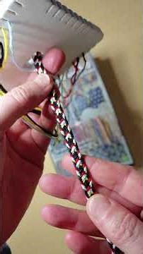 Kumihimo Tutorial Easy Basic Technique... rainbow