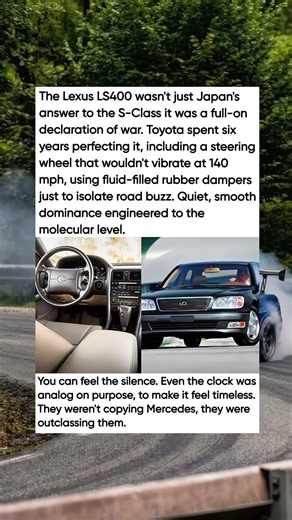 The Lexus LS400 wasn't just Japan's answer to the S-Class it was a full-on declaration of war.