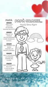 480K views · 2.4K reactions | Grazie Papà... Una dolcissima filastrocca per il nostro papà. PDF delle immagini qui: https://drive.google.com/file/d/1PWB5OuhQdI2ulfaHkqKu05wJoYgr6Vdt/view?usp=drivesdk | Mani in arte di Angela Rosa Nigro | Facebook