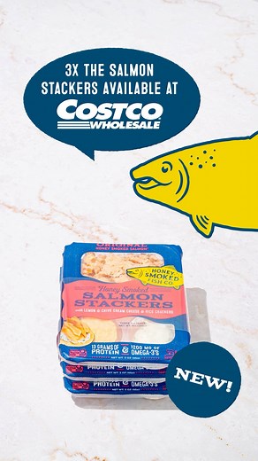 Everything’s bigger at Costco  Stock up on 3x the Honey Smoked Salmon Stackers on your next grocery run! Available at select Costco locations. Visit our store finder to find the nearest club  https://honeysmokedfish.com/pages/find-a-store | Honey Smoked Fish Company | Facebook