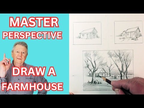How to Draw a Farmhouse Simple Perspective Tips