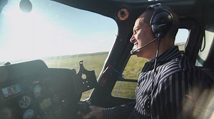 The true definition of a helicopter dad. https://www.youtube.com/watch?v=JFZHxMgwTiE | storyful