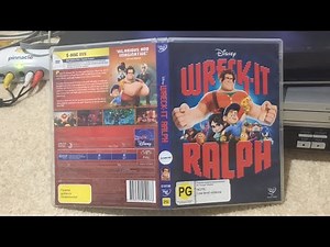 Opening and Closing To "Wreck-It Ralph" (Disney) DVD Australia (2013)
