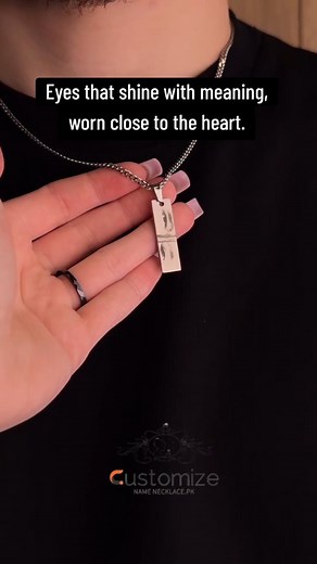 A unique and meaningful piece, the customized eye necklace is more...