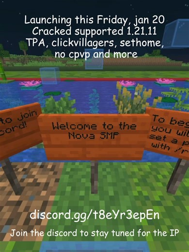 Discovering a New Minecraft SMP Server