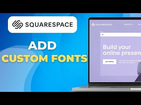 How To Add Custom Fonts To Squarespace EASY TUTORIAL