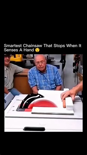 knowledge on Instagram: "🤯 Mind-Blowing SawStop Technology! 🤯 Seriously, watch this! This isn't just a table saw; it's the SMARTEST table saw you'll ever see, proving that technology can truly save lives (and fingers!). We're talking about the incredible SawStop system in action. 😲 How does it work? It's pure genius! The saw blade carries a tiny electrical current. When something conductive, like human skin (or even a juicy hotdog!), touches the spinning blade, it instantly registers a change