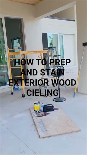 How Do you Stain Exterior Wood tongue and Groove