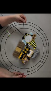 183K views · 1.4K reactions | In case you missed this one. Bee Themed Wreath Tutorial | We Craft Around | Facebook