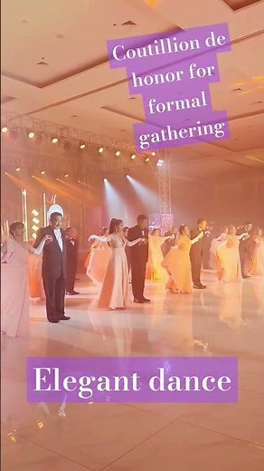 Coutillion de Honor for formal occasion #danceph #cotillon #dancee