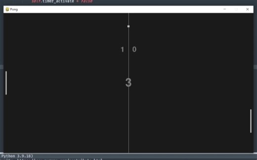 【一起沉浸式编程】使用Python制作复古Pong游戏