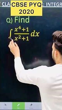 Q) Integration ∫ (𝑥^4+1)/(𝑥^2+1) 𝑑𝑥 #cbse #maths #cbse2026 #maths #cbse2024 #integrationclass12